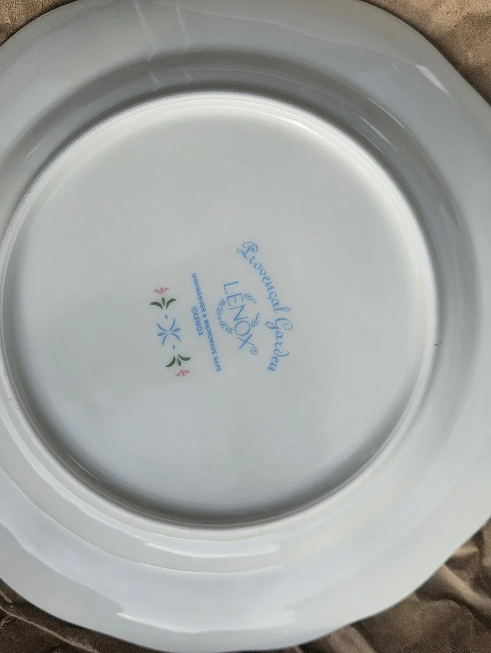 Lenox Provencal Garden Plates, 4 Lenox Plates. Cow Barnyard & Rooster Plates